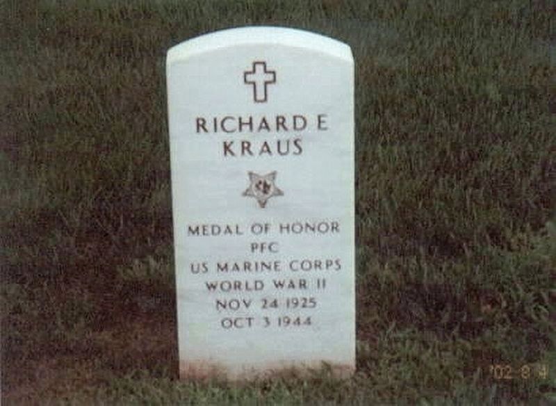Richard E Kraus-World War II Congressional Medal of Honor Recipient image. Click for full size.