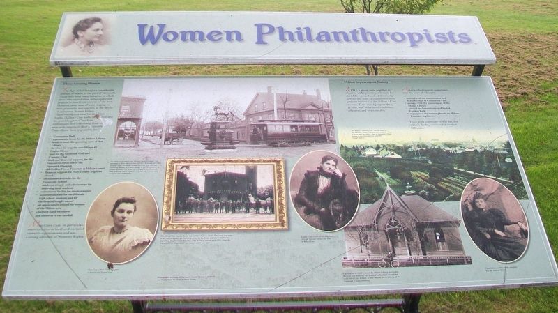 Women Philanthropists Marker. Click for full size. Women Philanthropists Marker image. Click for full size.