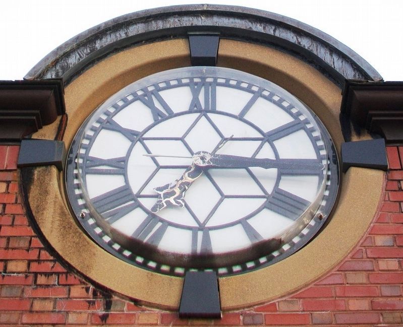 Former Milton Fire House Tower Clock Face image. Click for full size.