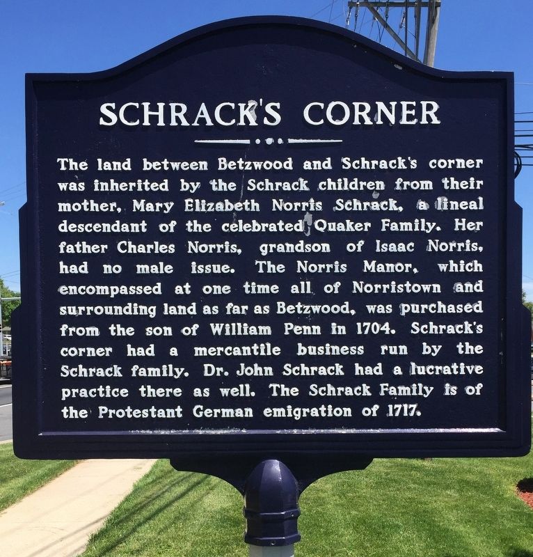 Schrack�s Corner Marker image. Click for full size.