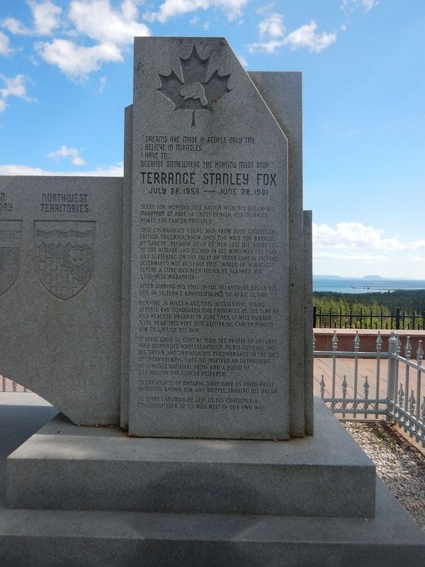 Terrance Stanley Fox Marker. Click for full size. Terrance Stanley Fox Marker image. Click for full size.