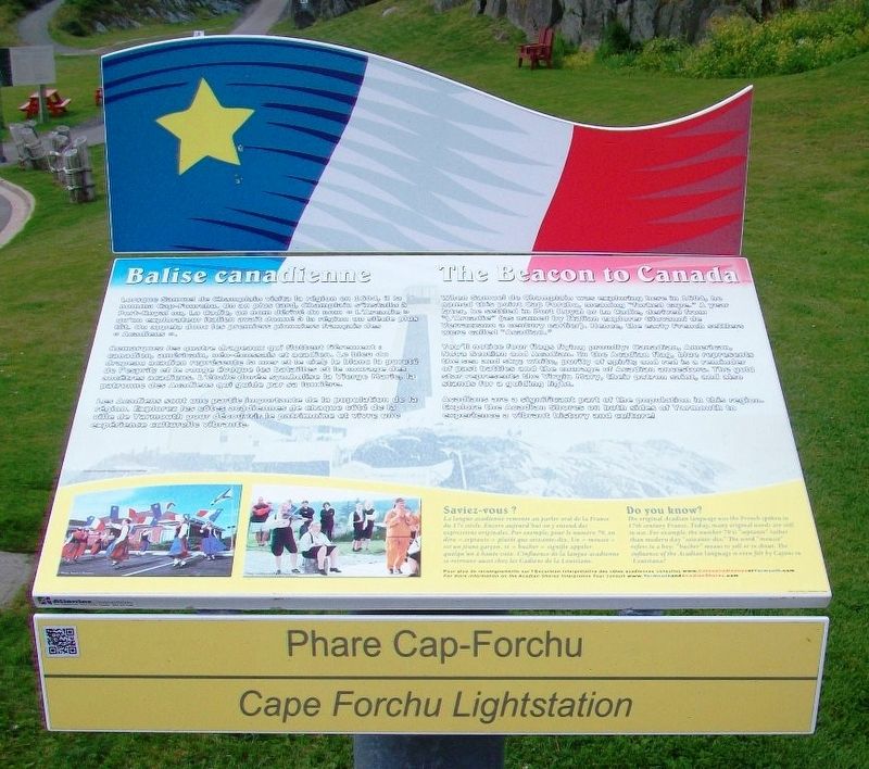 Phare Cap-Forchu / Cape Forchu Lightstation Marker image. Click for full size.
