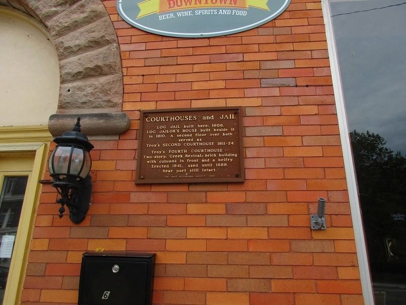 Courthouses and Jail Marker image. Click for full size.