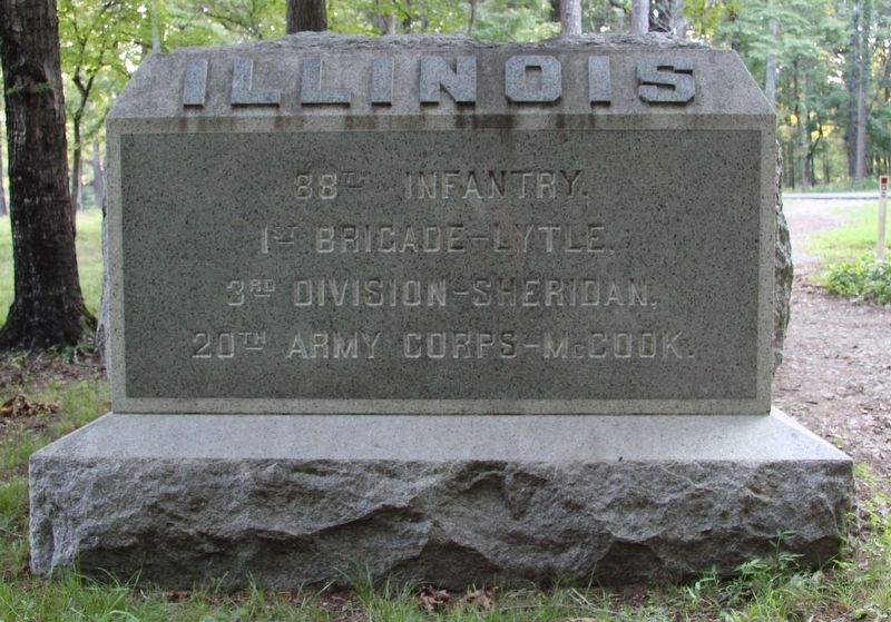 88th Illinois Infantry Marker image. Click for full size.