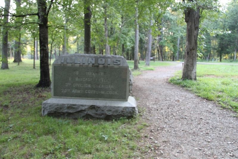 88th Illinois Infantry Marker image. Click for full size.