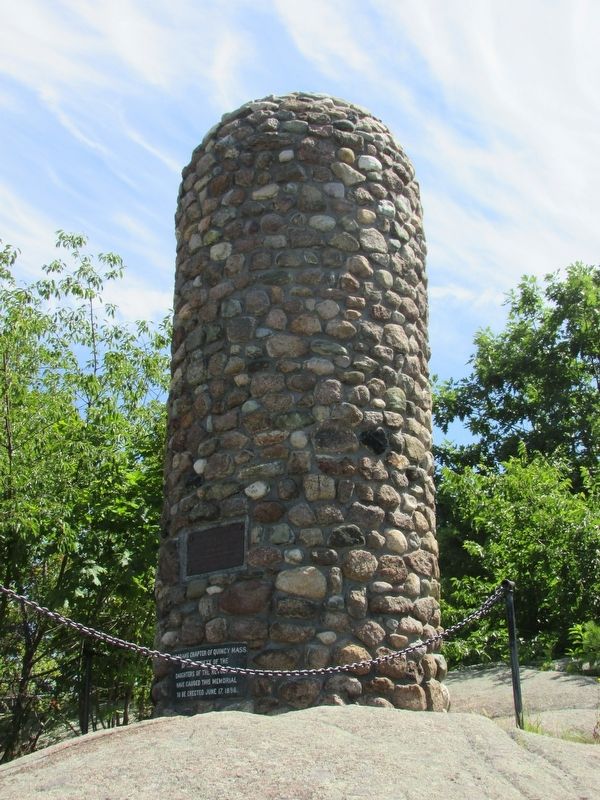 Abigail Adams Cairn Marker. Click for full size. Abigail Adams Cairn Marker image. Click for full size.