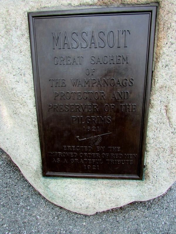 Massasoit Marker. Click for full size. Massasoit Marker image. Click for full size.