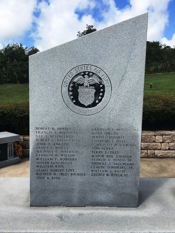 Vererans Memorial US Air Force Marker. Click for full size. Vererans Memorial US Air Force Marker image. Click for full size.