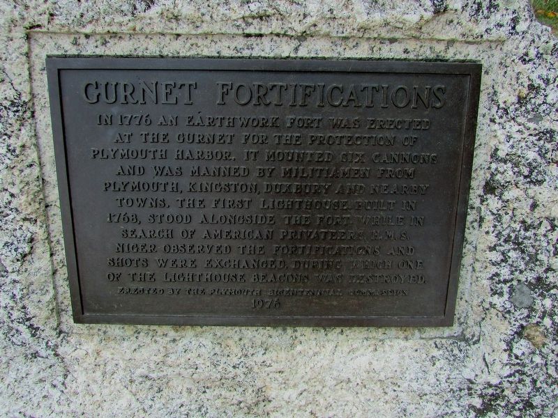 Gurnet Fortifications Marker image. Click for full size.
