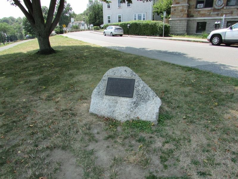 Marker on Cole's Hill image. Click for full size.
