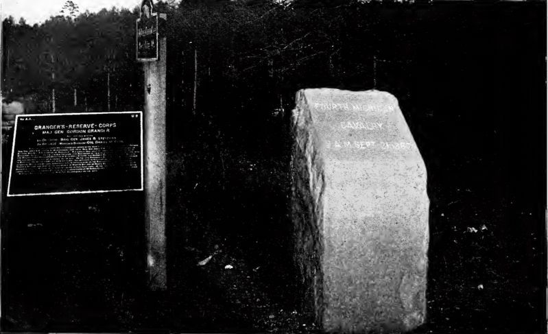 4th Michigan Cavalry Marker image. Click for full size.