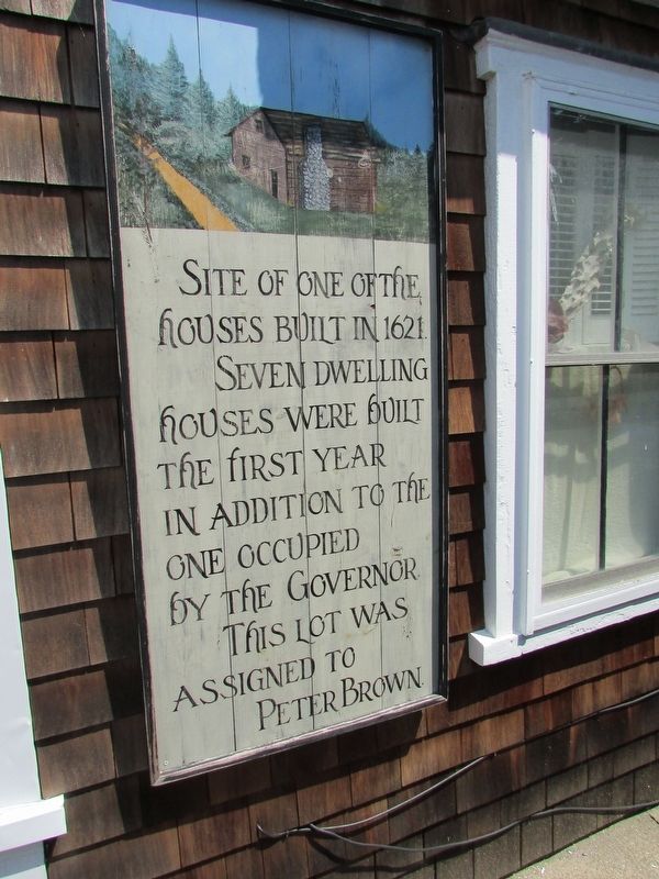 Site of an 1621 House Marker image. Click for full size.