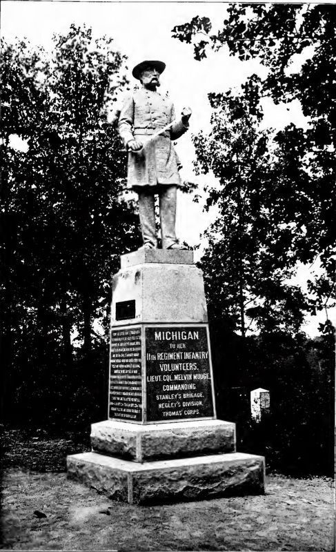 11th Michigan Infantry Marker image. Click for full size.