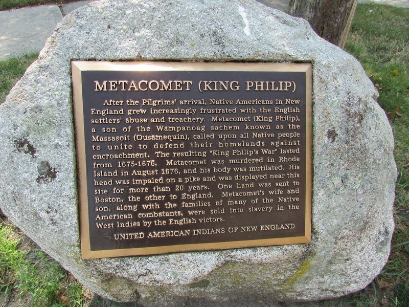 Metacomet (King Philip)	Marker image. Click for full size.