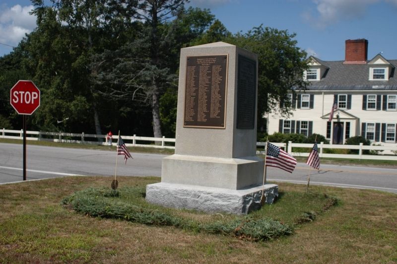 Rye NH War Memorial Marker image. Click for full size.