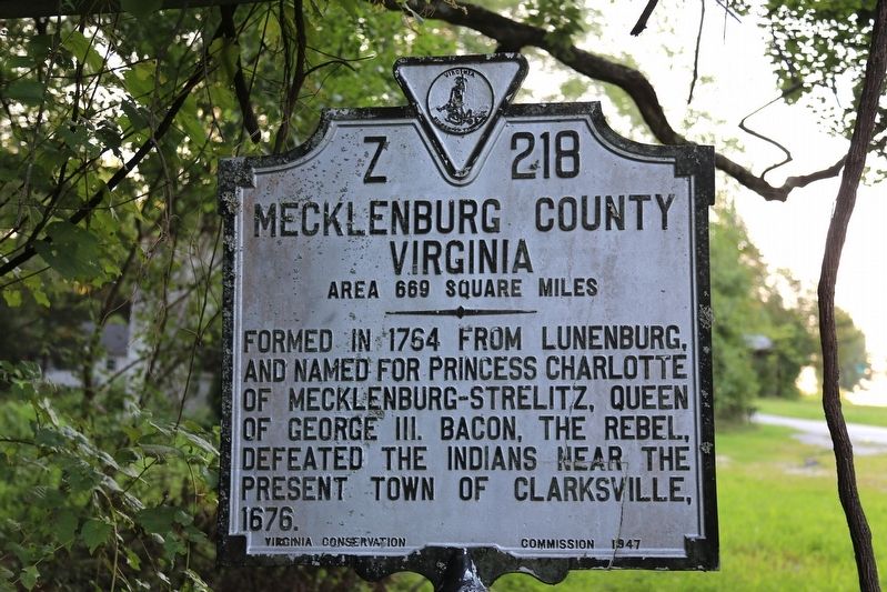 Mecklenburg County Face of the Marker image. Click for full size.