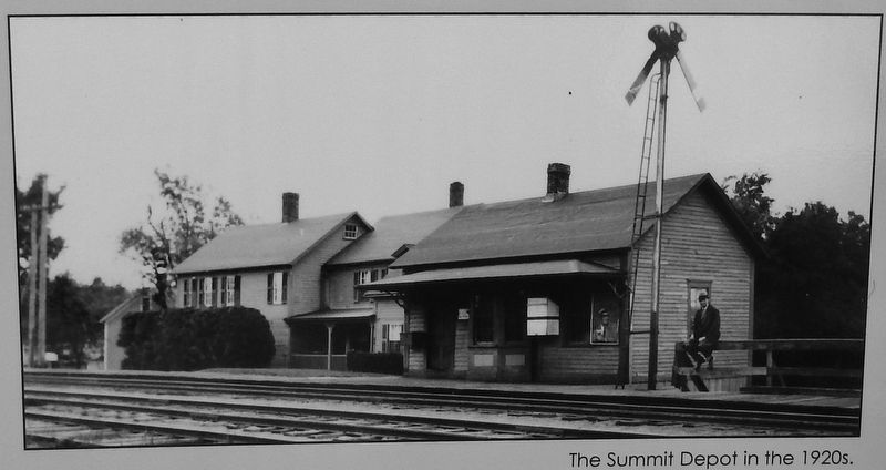 Summit Depot in the 1920s image. Click for full size.