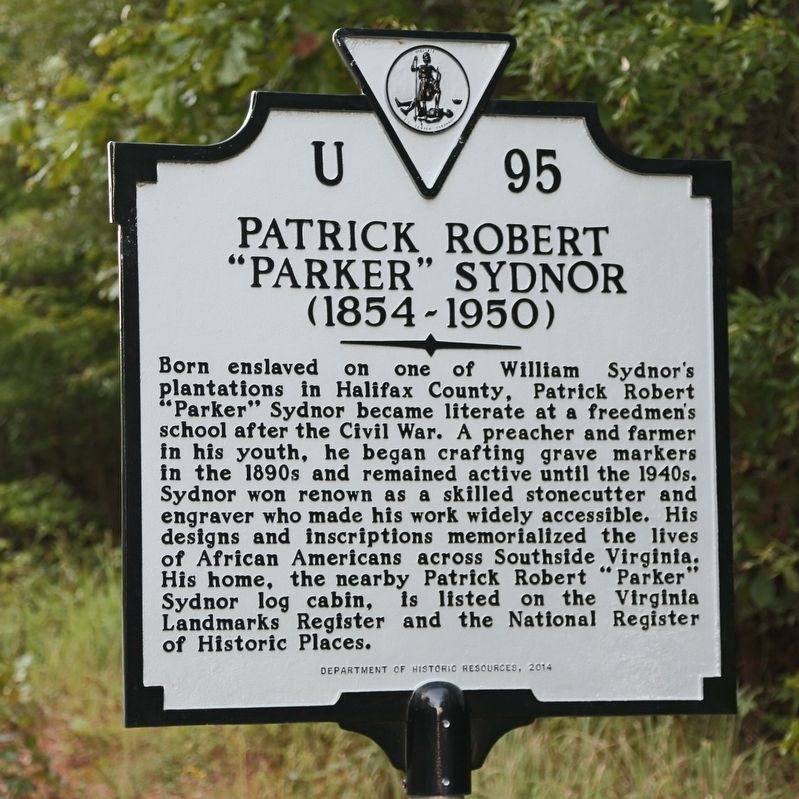 Patrick Robert “Parker” Sydnor Marker image. Click for full size.