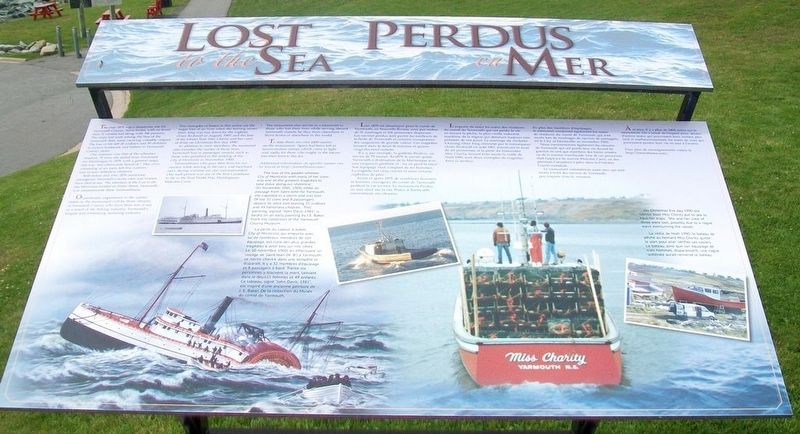 Lost to the Sea / Perdus en Mer Marker image. Click for full size.