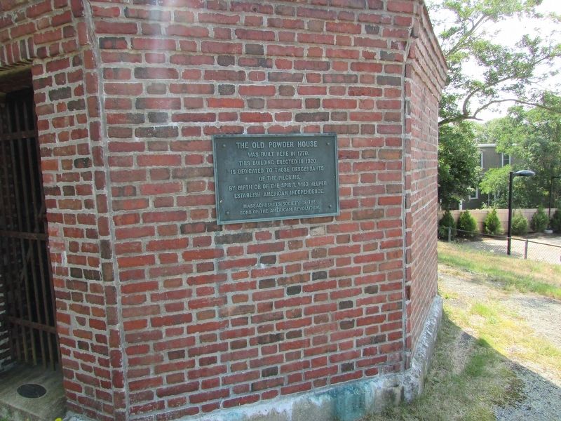 The Old Powder House Marker image. Click for full size.