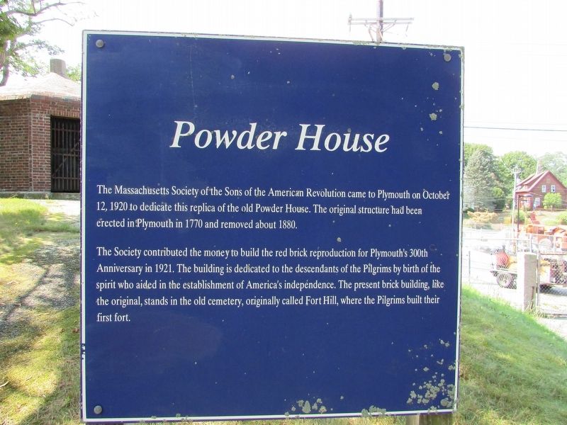 Powder House Marker image. Click for full size.