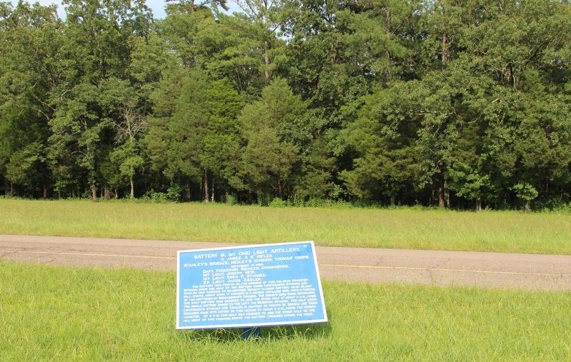 Battery M, 1st Ohio Light Artillery Marker. Click for full size. Battery M, 1st Ohio Light Artillery Marker image. Click for full size.