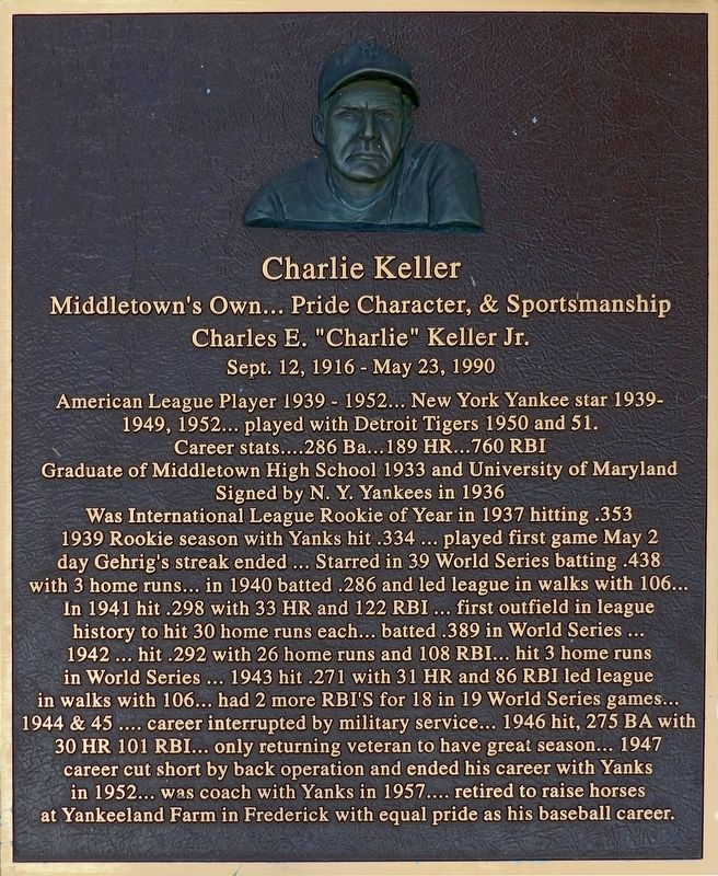 Charlie Keller Marker image. Click for full size.