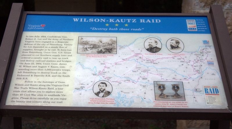 Wilson-Kautz Raid Marker image. Click for full size.