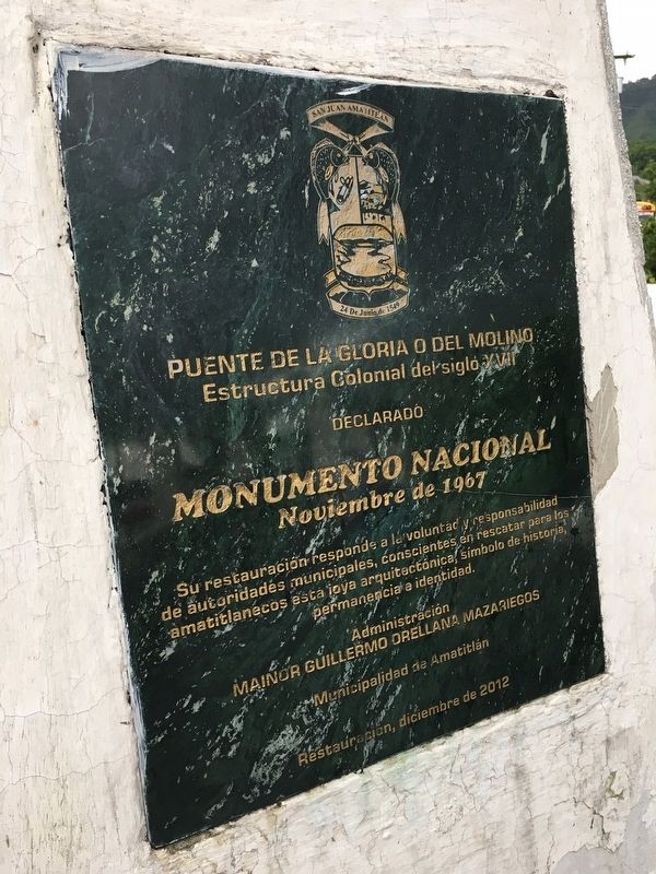 The Bridge of Glory Marker. Click for full size. The Bridge of Glory Marker image. Click for full size.