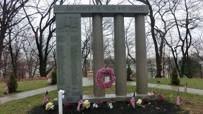 To the Memory of Those Who Served Marker image. Click for full size.