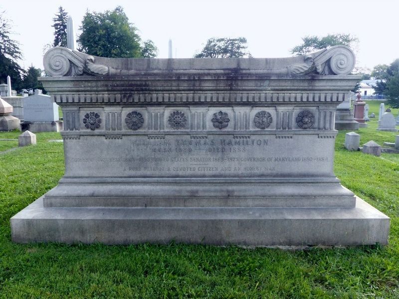 William Thomas Hamilton's Grave - Rose Hill Cemetery image. Click for full size.