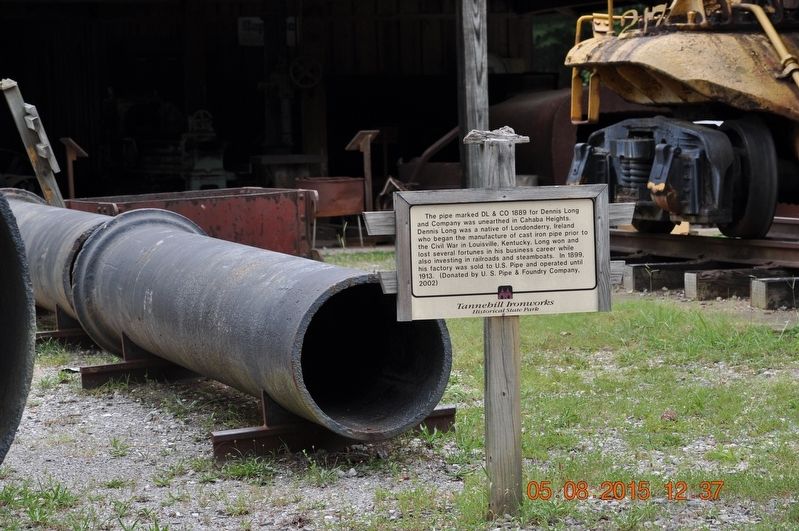 Pipe DL & CO 1889 Marker. Click for full size. Pipe DL & CO 1889 Marker image. Click for full size.