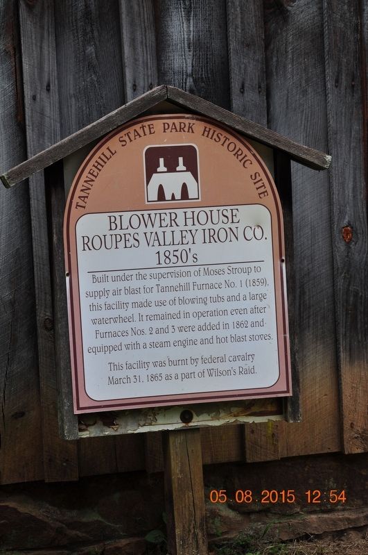 Blower House Marker. Click for full size. Blower House Marker image. Click for full size.