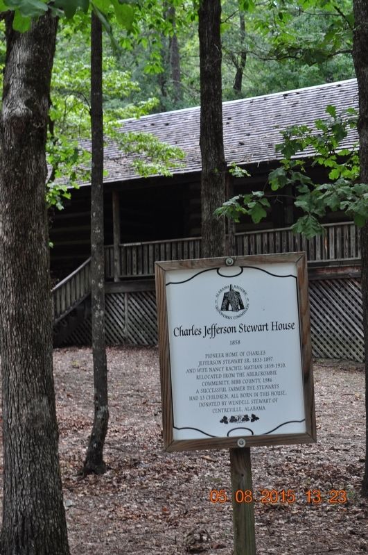 The Jefferson Stewart House Marker. Click for full size. The Jefferson Stewart House Marker image. Click for full size.