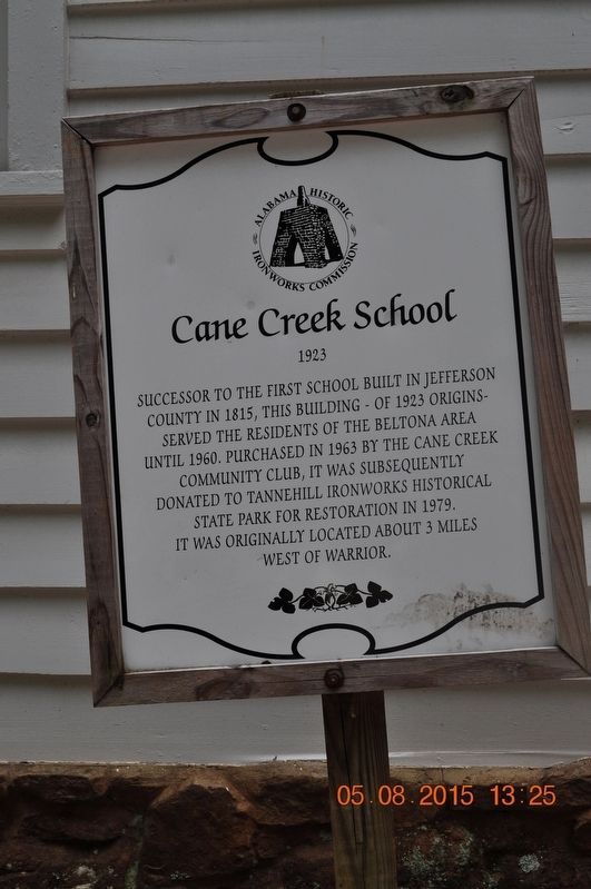 Cane Creek School Marker image. Click for full size.