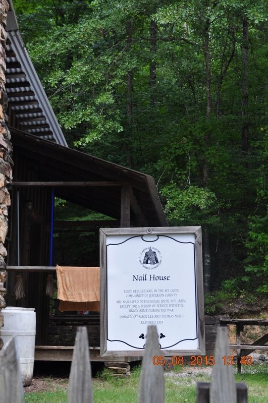 Nail House Marker. Click for full size. Nail House Marker image. Click for full size.