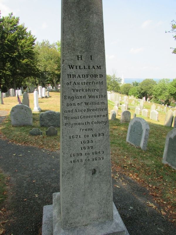 Major William Bradford Marker image. Click for full size.