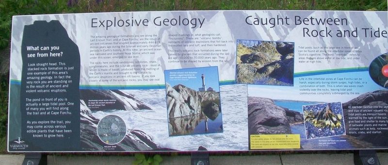 Explosive Geology Marker image. Click for full size.