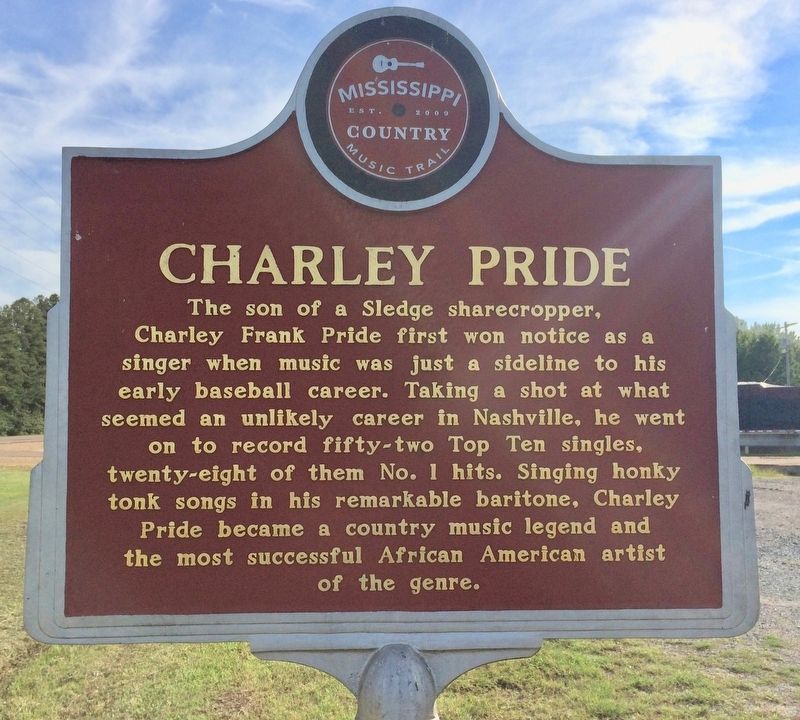 Charley Pride Marker (Front) image. Click for full size.