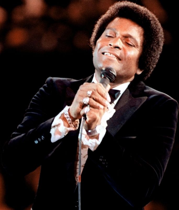 Charley Pride performing at the Capital Centre on the 1981 Inauguration Day. (DOD Photo) image. Click for full size.