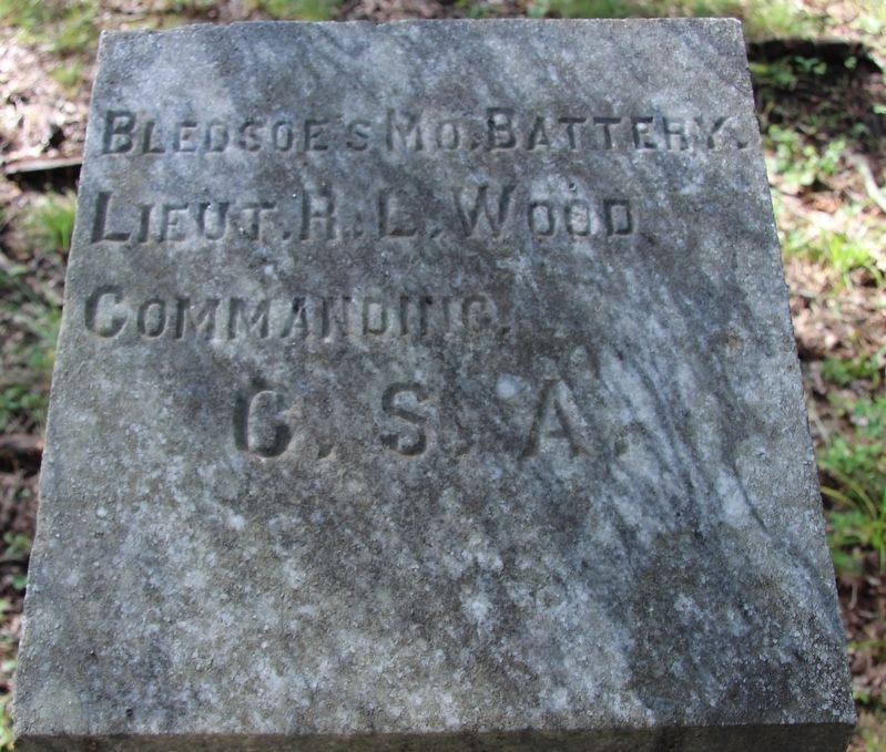 Bledsoe's C.S.A. Missouri Battery Marker image. Click for full size.
