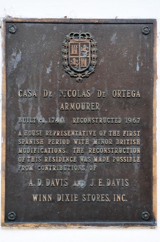 Casa de Nicolas De Ortega Armourer Marker image. Click for full size.