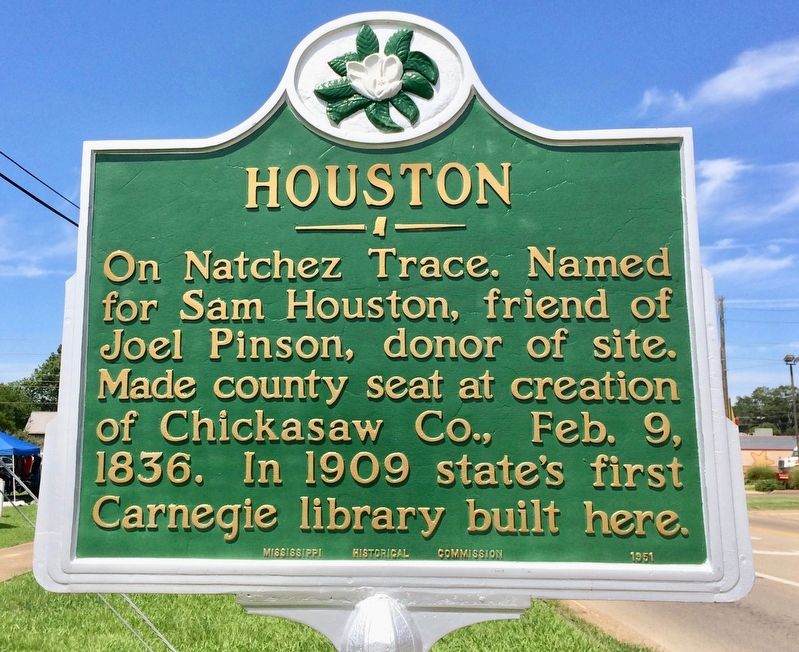 Houston Marker. Click for full size. Houston Marker image. Click for full size.