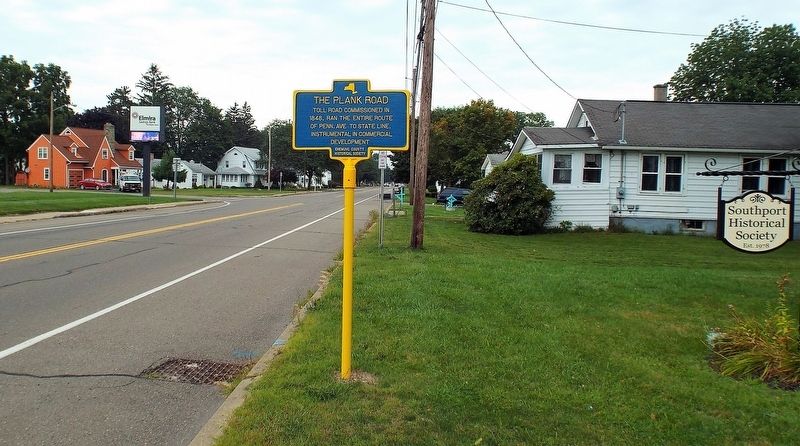 The Plank Road Marker image. Click for full size.