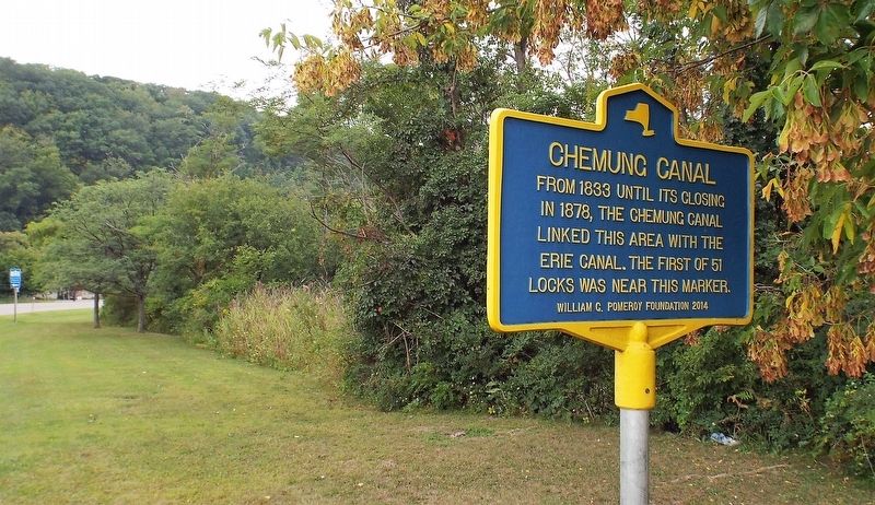 Chemung Canal Marker. Click for full size. Chemung Canal Marker image. Click for full size.