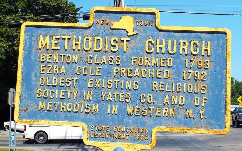 Methodist Church Marker image. Click for full size.