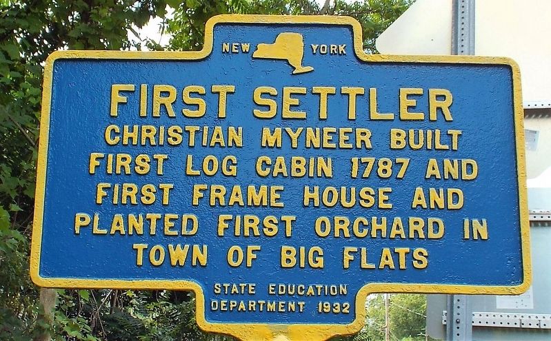 First Settler Marker. Click for full size. First Settler Marker image. Click for full size.