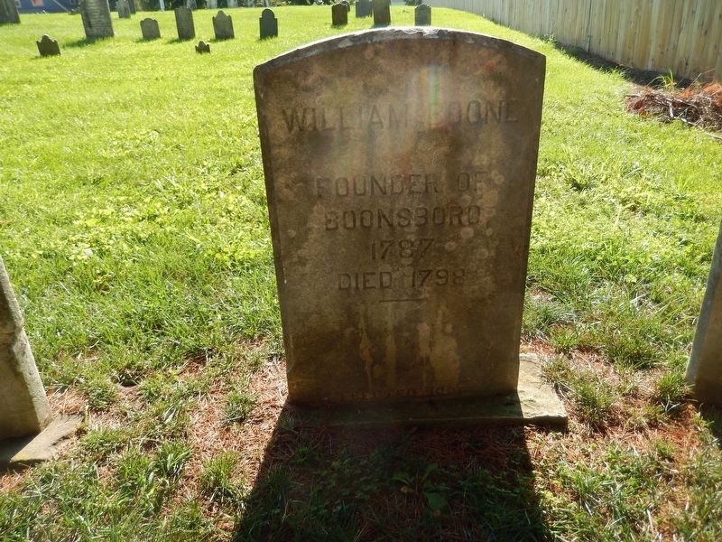 Gravestone of William Boone image. Click for full size.