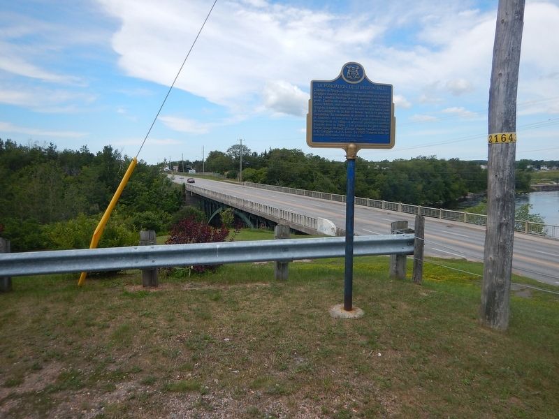 Wideview of The Founding of Sturgeon Falls Marker image. Click for full size.