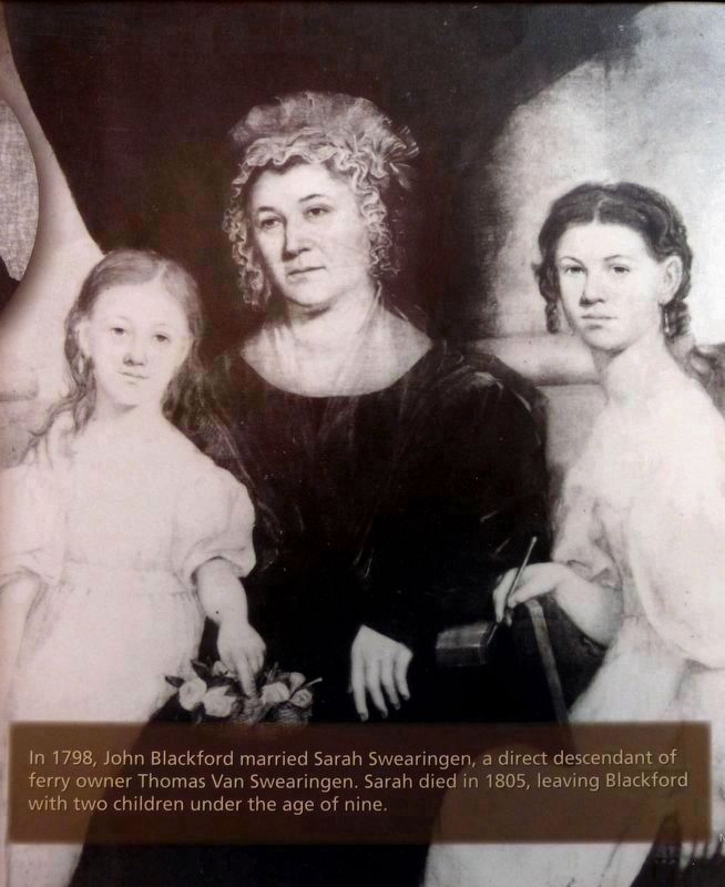 Sarah Swearingen Blackford<br>& her two daughters Benoni and Eliza image. Click for full size.